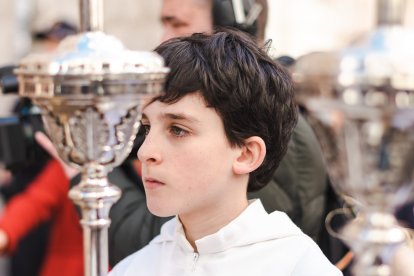 Imagen de la procesión infantil.