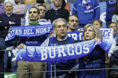 Imagen del partido entre el San Pablo Burgos y Gipuzkoa.