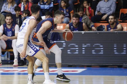 Imagen del partido entre el Tizona y Alicante.