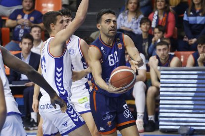 Imagen del partido entre el Tizona y Alicante.