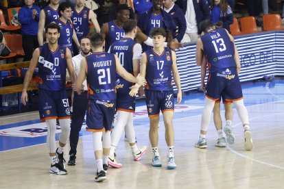 Imagen del partido entre el Tizona y Alicante.