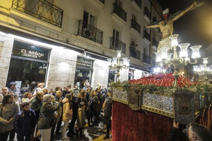 Imagen de la procesión del 'Cristo de las Santas Gotas'.