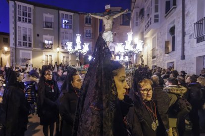 Imagen de la procesión del 'Cristo de las Santas Gotas'.