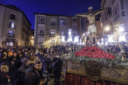 Imagen de la procesión del 'Cristo de las Santas Gotas'.
