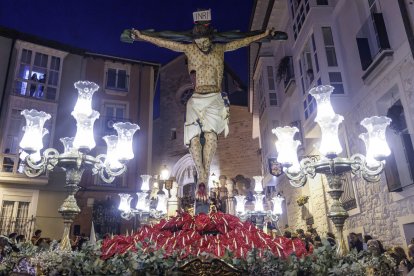 Imagen de la procesión del 'Cristo de las Santas Gotas'.