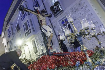 Imagen de la procesión del 'Cristo de las Santas Gotas'.