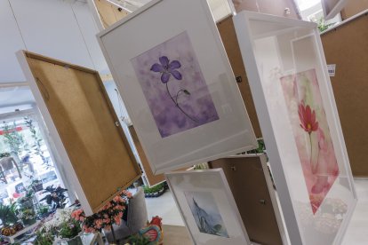 Exposición de Blanca G. Báscones en la floristería Coquelicot.