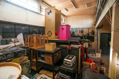 El almacén se aprovecha al máximo.