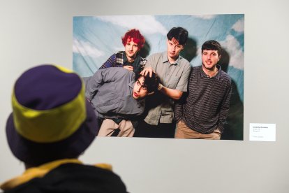 Instantánea de Carolina Durante, en el Andén 56, obra de Sara Irazábal.