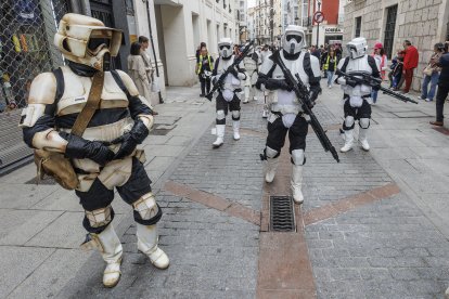 Los personajes de la saga hicieron disfrutar a los burgaleses.
