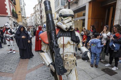 Los personajes de la saga hicieron disfrutar a los burgaleses.