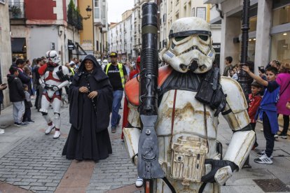 Los personajes de la saga hicieron disfrutar a los burgaleses.
