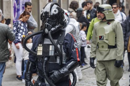Los personajes de la saga hicieron disfrutar a los burgaleses.