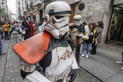 Los personajes de la saga hicieron disfrutar a los burgaleses.