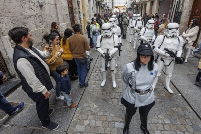 Los personajes de la saga hicieron disfrutar a los burgaleses.