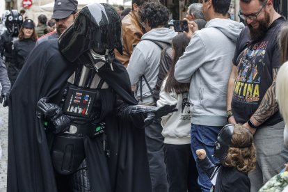 Los personajes de la saga hicieron disfrutar a los burgaleses.