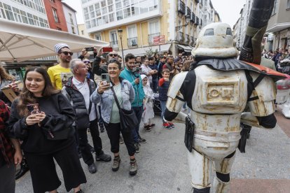 Los personajes de la saga hicieron disfrutar a los burgaleses.