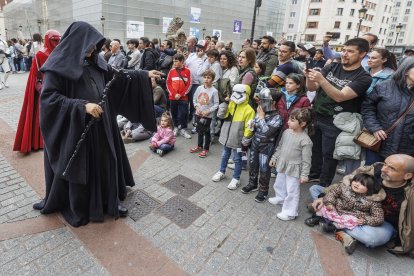 Los personajes de la saga hicieron disfrutar a los burgaleses.