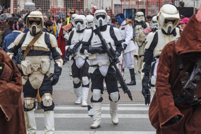 Los personajes de la saga hicieron disfrutar a los burgaleses.