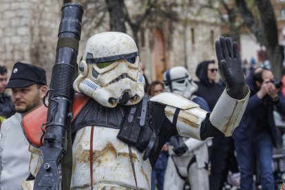 Los personajes de la saga hicieron disfrutar a los burgaleses.