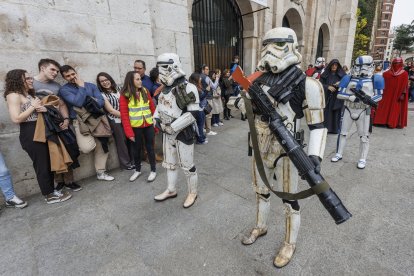 Los personajes de la saga hicieron disfrutar a los burgaleses.