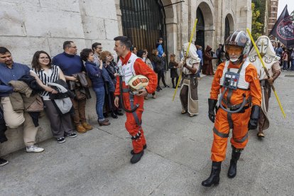 Los personajes de la saga hicieron disfrutar a los burgaleses.