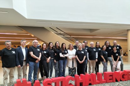 Parte del equipo patrocinador y organizador del VIII Asti Robotic Challenge.