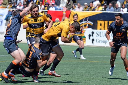 Imagen el partido entre Recoletas Burgos Caja Rural y Les Abelles.