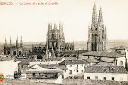 Grabado antiguo de la Catedral
