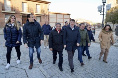 Raquel Alonso, Conrado Íscar, Luis Alonso Laguna, Alfonso Fernández Mañueco, Luis Miguel Gago y María González Corral.
