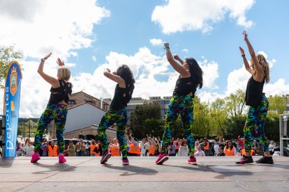 Sesión de baile a cargo de Zumba Burgos.
