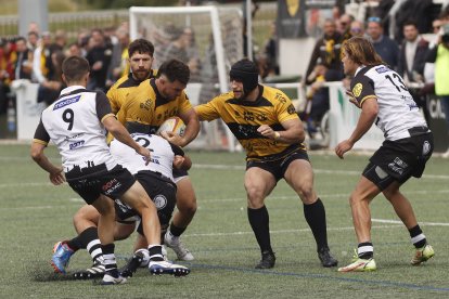 Imagen del partido entre el Recoletas Burgos Caja Rural y El Salvador.