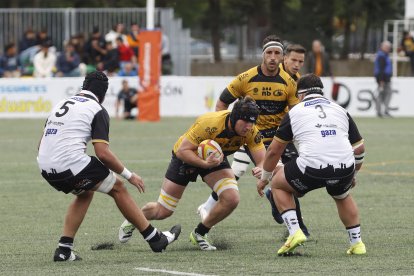 Imagen del partido entre el Recoletas Burgos Caja Rural y El Salvador.
