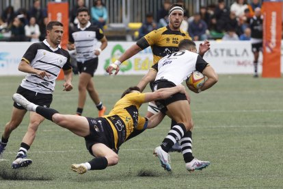 Imagen del partido entre el Recoletas Burgos Caja Rural y El Salvador.