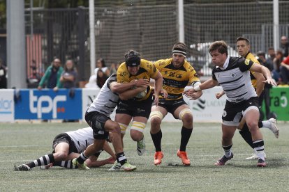 Imagen del partido entre el Recoletas Burgos Caja Rural y El Salvador.