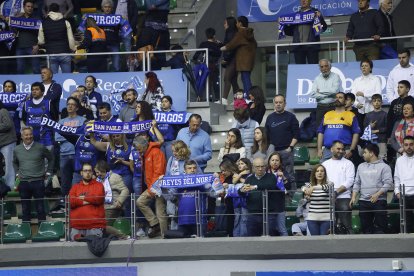 Imagen del partido entre el San Pablo Burgos y el UEMC Valladolid.