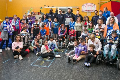Visita del San Pablo Burgos al colegio Fray Ponce de León.