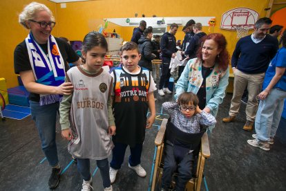 Visita del San Pablo Burgos al colegio Fray Ponce de León.