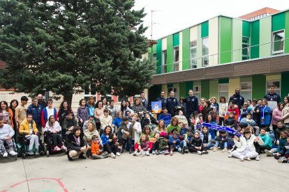 Visita del San Pablo Burgos al colegio Fray Ponce de León.