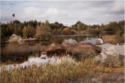 Accesos al cauce del Arlanzón, en el entorno de Fuentes Blancas.