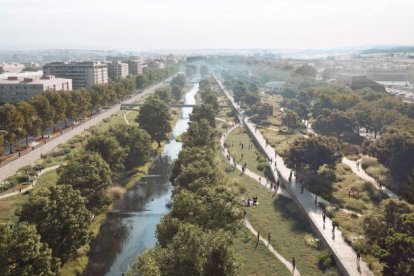 Nuevo parque de La Quinta, ampliado y con mayor variedad de vegetación.