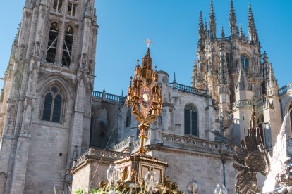 Imagen de la procesión del Corpus.