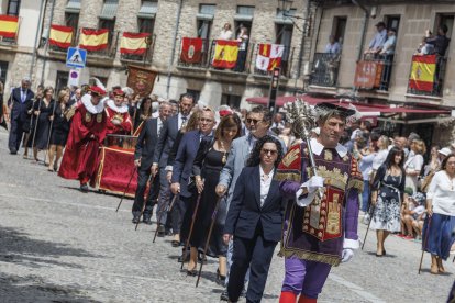 Tradicional procesión de El Curpillos en el Monasterio de las Huelgas.