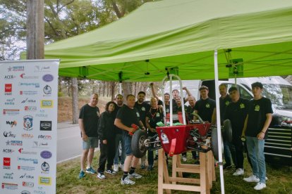 El equipo ganador, 'Los Palomos', un grupo que atrae a un centenar de personas entre participantes y familiares.
