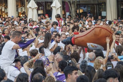 Imagen del inicio de las fiestas de Burgos.