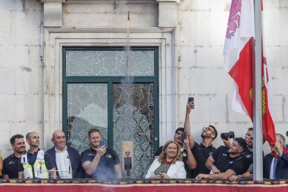 Imagen del inicio de las fiestas de Burgos.