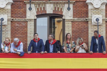 Imagen del inicio de las fiestas de Burgos.