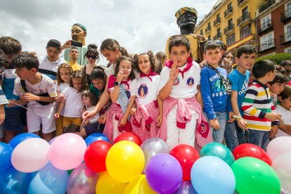 Los niños fueron los protagonistas de la mañana del domingo festivo