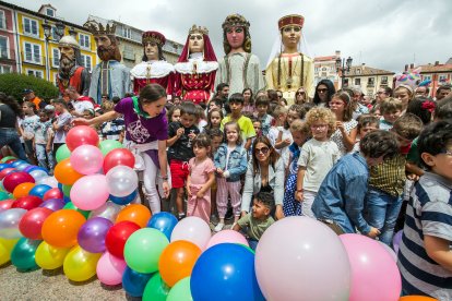 Los niños fueron los protagonistas de la mañana del domingo festivo