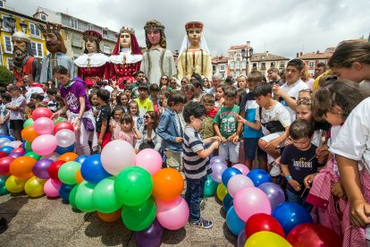 Los niños fueron los protagonistas de la mañana del domingo festivo
